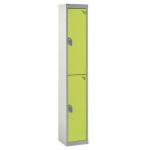 Standard Locker 1800.300.450- 2 Compartment - Yellow Doors 419862