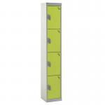 Standard Locker 1800.300.450- 4 Compartment - Yellow Doors 419864