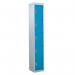 Standard Locker 1800.380.3805 Compartment - Light Blue Doors 419924