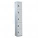 Standard Locker 1800.300.300- 5 Compartment - Light Grey Doors 419942