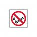 No Smoking Symbol- 1.2 mm Recyclable Pp (400 X 400 Mm) 420009