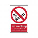 No Smoking It Is Against The Lawto Smoke on These Premises - Sapp (200 X 300 Mm) 420020
