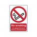 No Smoking It Is Against The Lawto Smoke on These Premises - Clg (148 X 210 Mm) 420022