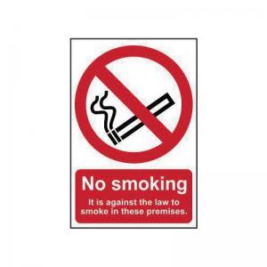 No Smoking It Is Against The Law To Smoke On These Premises - Clg 200