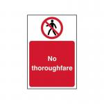 No Thoroughfare- Sav (200 X 300 Mm) 420031