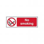 No Smoking - 1.2 mm Recyclable Pp (150 X 50 Mm) 420044
