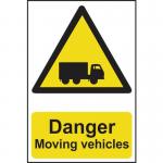 Danger Moving Vehicles- Sapp (200 X 300 Mm) 420055