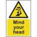 Mind Your Head- 1.2 mm Recyclable Pp (400 X 600 Mm) 420072