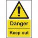 Danger Keep Out- Sav (400 X 600 Mm) 420087