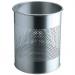 Small perforated rubbish bins, silver 420278