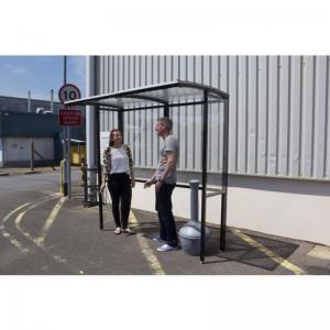 Open fronted smoking shelter 420342