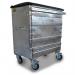 4 wheeled galvanised bins 420380