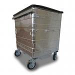 4 wheeled galvanised bins 420382