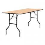 Rectangular plywood top folding banqueting tables 420416