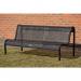 Metal mesh outdoor bench seat 420795