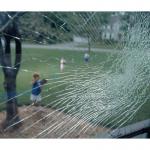 Anti-shatter glass window film 420822