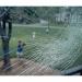 This photograph features a strong and durable slingsby Security Equipment Anti-shatter glass window film, designed to provide added protection for your windows. The film has a sleek, transparent appearance and features a reflective surface that effectively reduces glare from sunlight.