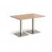 Dining table with flat base 420845