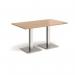 Dining table with flat base 420848