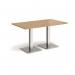 Dining table with flat base 420849