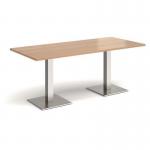 Dining table with flat base 420854