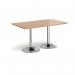 Dining table with trumpet base 420869