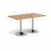 Dining table with trumpet base 420870