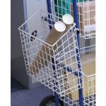 Ty-282 Basket ( Bk 069) White Polythene Wire Basket 420890