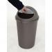 Large plastic dome top litter bin 420894