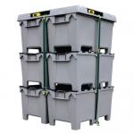 6 x 190L Half pallet container & Pallet lid 420909