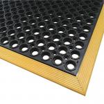 Workstation Mat, Greaseproof 1550 X 1720 X 13 Mm, Yellow Edge 420986