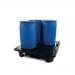 Nestable plastic sump pallets 421067