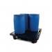 Nestable plastic sump pallets 421067