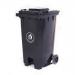 Pedal operated wheelie bin with coloured lid 421108