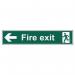 Fire Exit (man Arrowleft) - Sav (750 X 150 Mm) 421187
