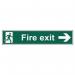 Fire Exit (man Arrowright) - Sav (750 X 150 Mm) 421189