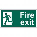 Fire Exit (man Left)- 1.2 mm Recyclable Pp (300 X 150 Mm) 421192