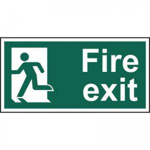 Fire Exit Man Left - Sav 300 X 150mm 421194