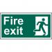 Fire Exit (running Manright) - 1.2 mm Recyclable Pp (600 X 200 Mm) 421206
