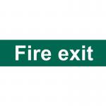 Fire Exit (textonly) - Sapp (200 X 50 Mm) 421208