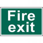 Fire Exit (textonly) - Sapp (300 X 200 Mm) 421209