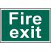 Fire Exit (textonly) - Sapp (300 X 200 Mm) 421209