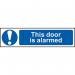This Door Is Alarmed- Sapp (200 X 50 Mm) 421222