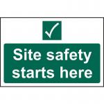 Site Safety Startshere - Pp (600 X 400 Mm) 421225