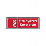 Fire Hydrant Keepclear - 1.2 mm Recyclable Pp (300 X 100 Mm) 421247