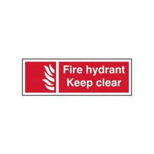 Fire Hydrant Keep Clear - Sav 300 X 100mm 421248