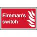 Firemans Switch- 1.2 mm Recyclable Pp (250 X 150 Mm) 421251