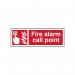 Fire Alarm Call Point- 1.2 mm Recyclable Pp (300 X 100 Mm) 421279