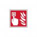 Fire Alarm Call Pointsymbol - 1.2 mm Recyclable Pp (200 X 200 Mm) 421281