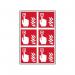 Fire Alarm Symbol- Sapp (200 X 300 Mm) 421285